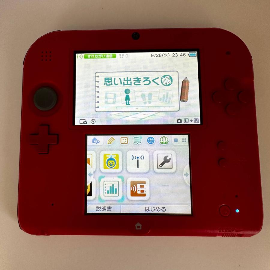ニンテンドー2DS レッド 本体 中古 : モノモロストア - 通販