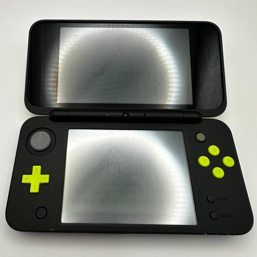 ニンテンドー2DS - 中古品 Newニンテンドー2DS LL ブラック・ライム ムスビー｜安心保証付 超美品 NEWニンテンドー2DS LL ブラック