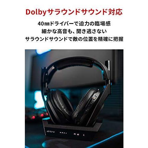 ASTRO Gaming ヘッドセット WIRELESS + BASE STATION 5.1ch ワイヤレス接続 A50WL-002｜monomotto｜05