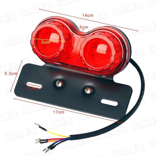 バイク オートバイ LED ツインテール テールランプ ブレーキ