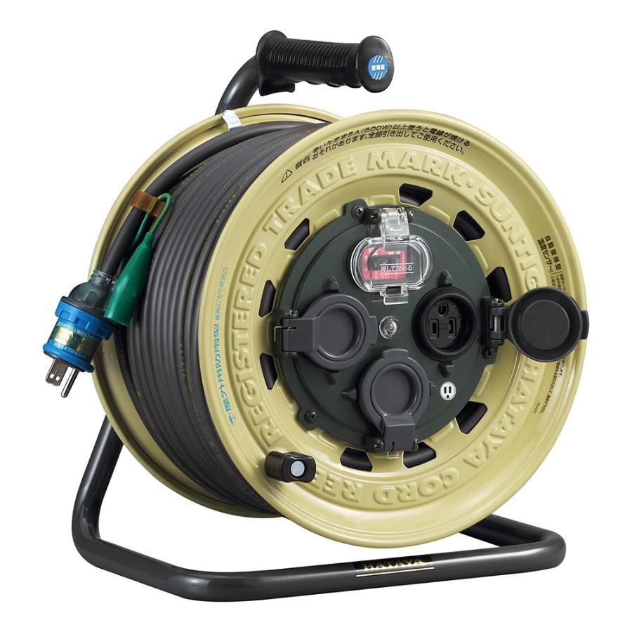 ハタヤ HATAYA BX-501K コードリール HATAYA（ハタヤ） HATAYA BX-501K シンタイガーレインボーリール（屋外