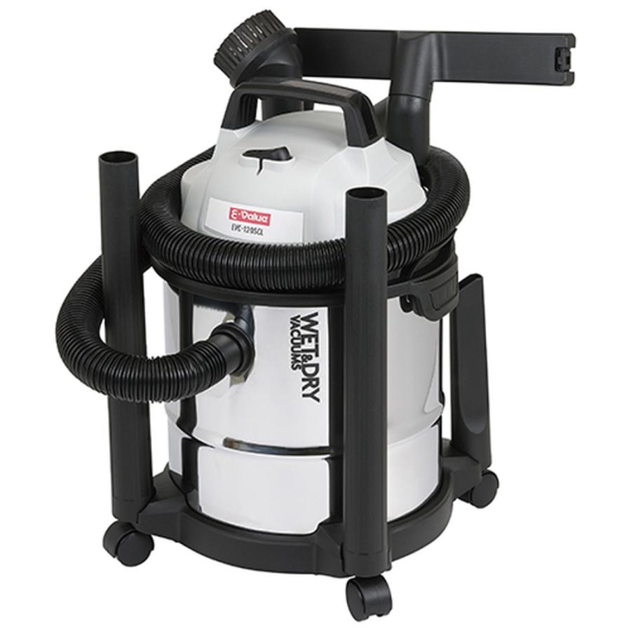 E-Value 乾湿両用掃除機 12L EVC-120SCL 小型 ステンレスタンク