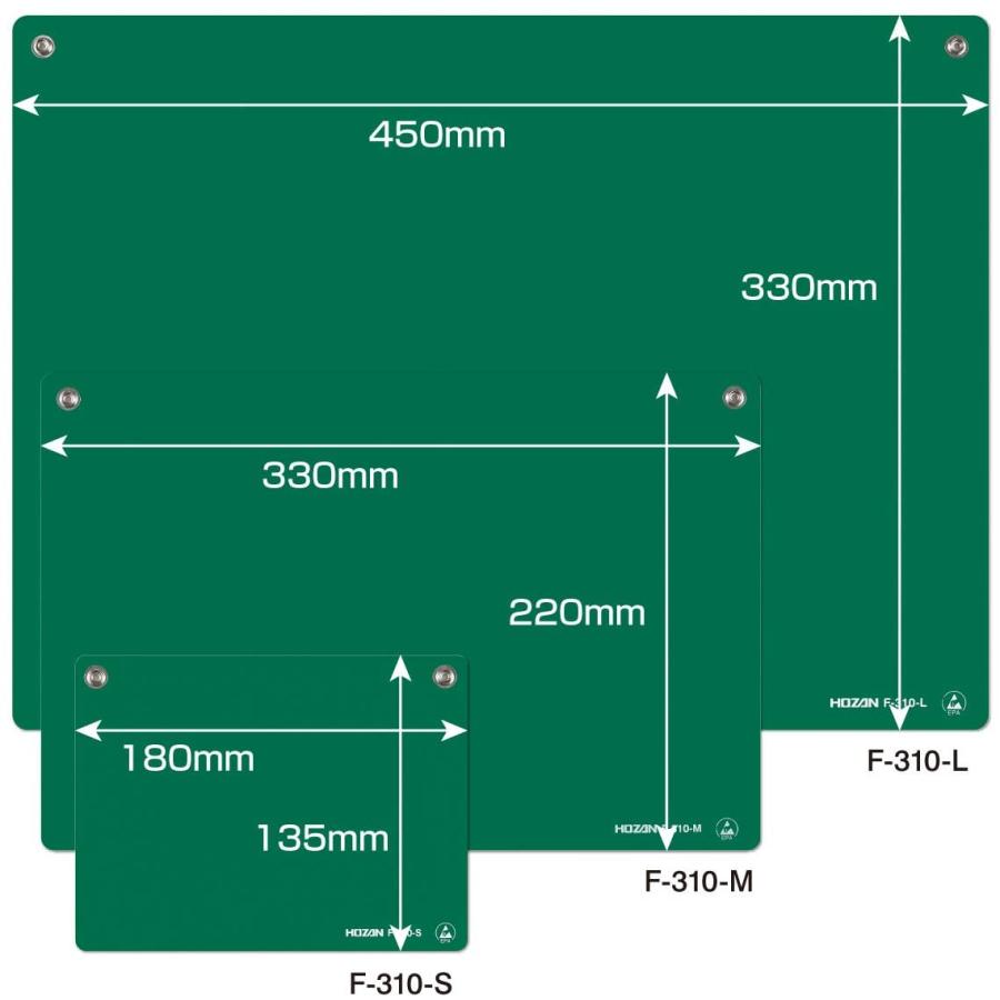 ホーザン(HOZAN) ESD卓上マット F-310-S 送料無料｜monopa-y｜08