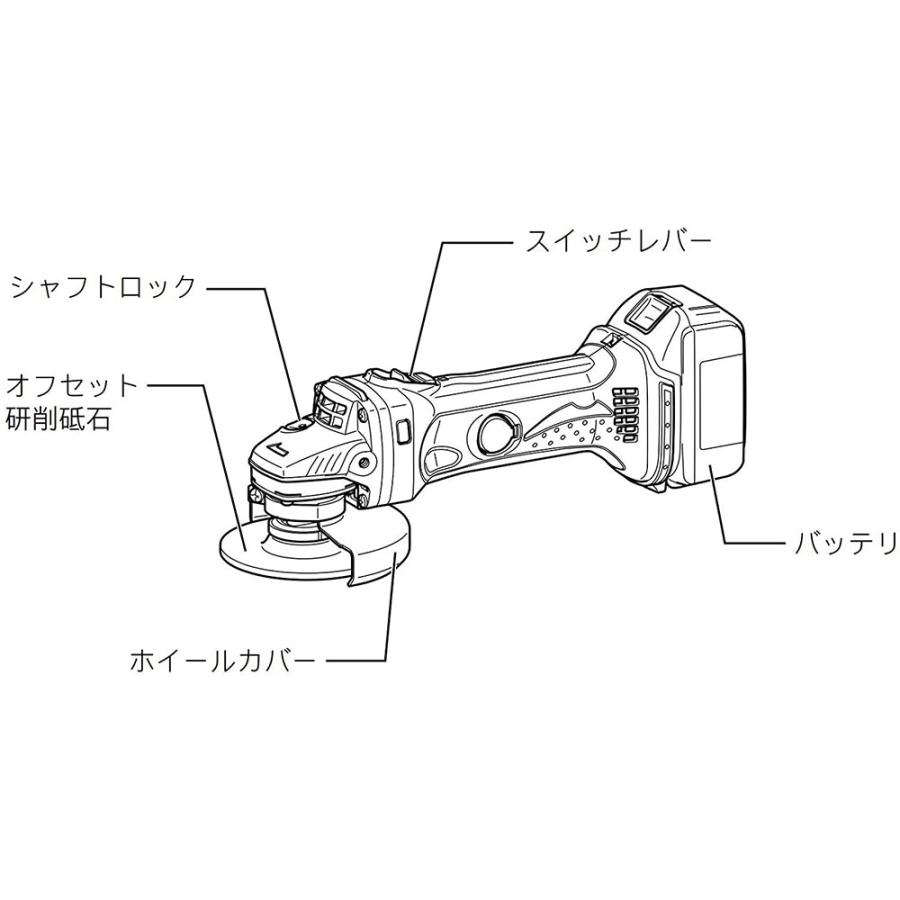 マキタ（makita） Makita GA402DZ ディスクグラインダ18V 100mm