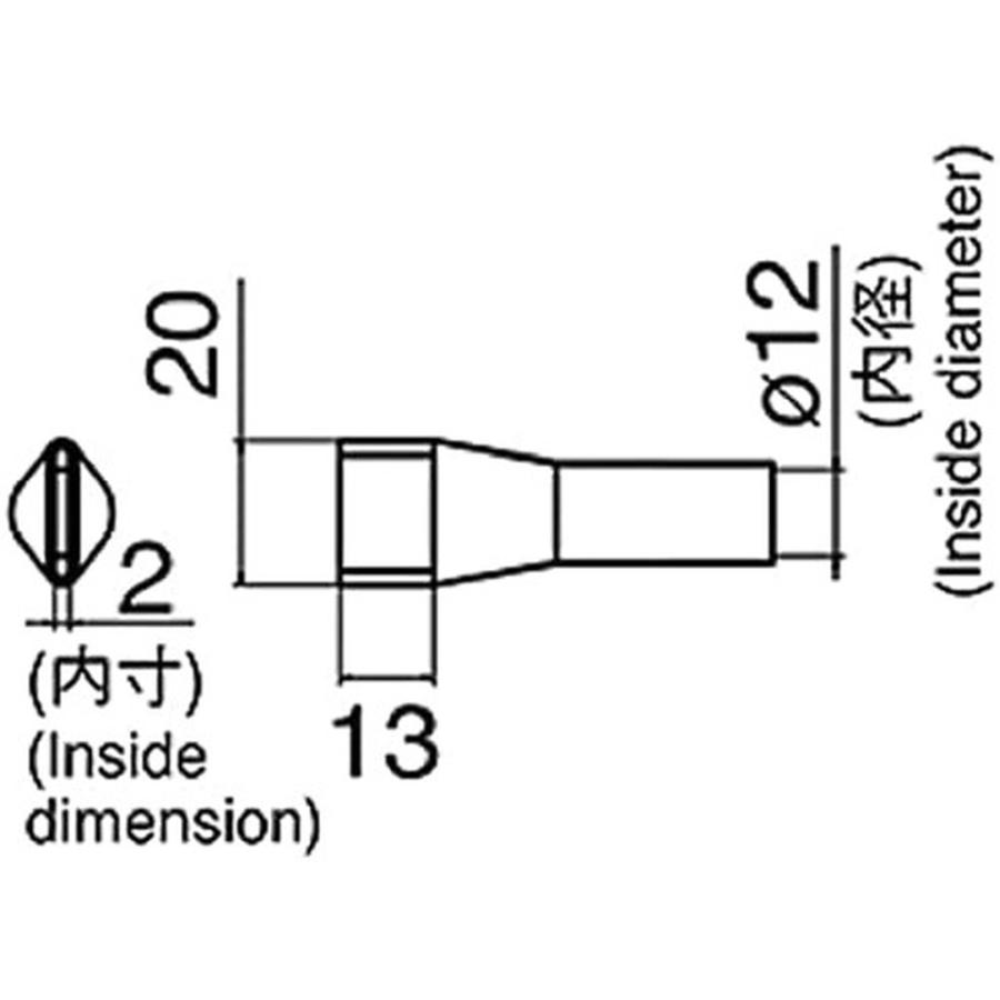 HAKKO熱風機ノズルホルダー局所加熱N70-05ヘラ型シート熱溶着N70-01 Amazon | 白光(HAKKO) ノズル ヘラ型 20mm シートの熱溶着 FV
