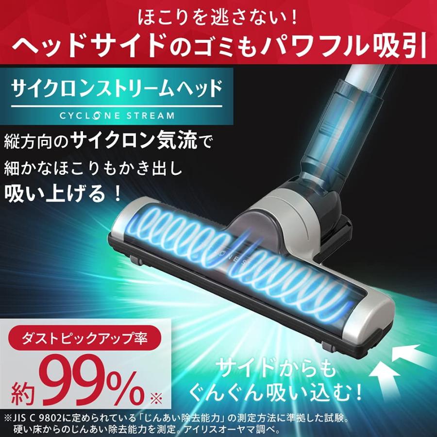 アイリスオーヤマ 極細軽量スティッククリーナー 静電モップ付き アイリスオーヤマ 極細軽量スティッククリーナー 静電モップ付き