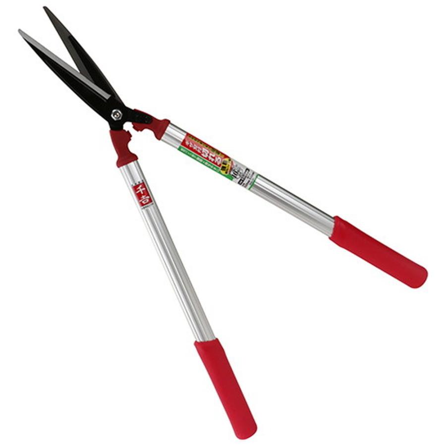 さるきち様 千吉 アルミ柄ギザ付刈込鋏 長柄 SGL-41 剪定 刈込 植木 園芸 ば