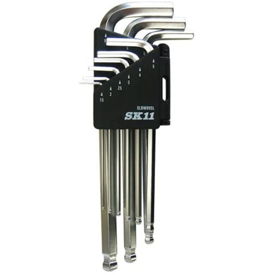 はとぽっぽ6個セット SK11 レインボー六角棒レンチセット 9本組セット SLBW09EL-RB