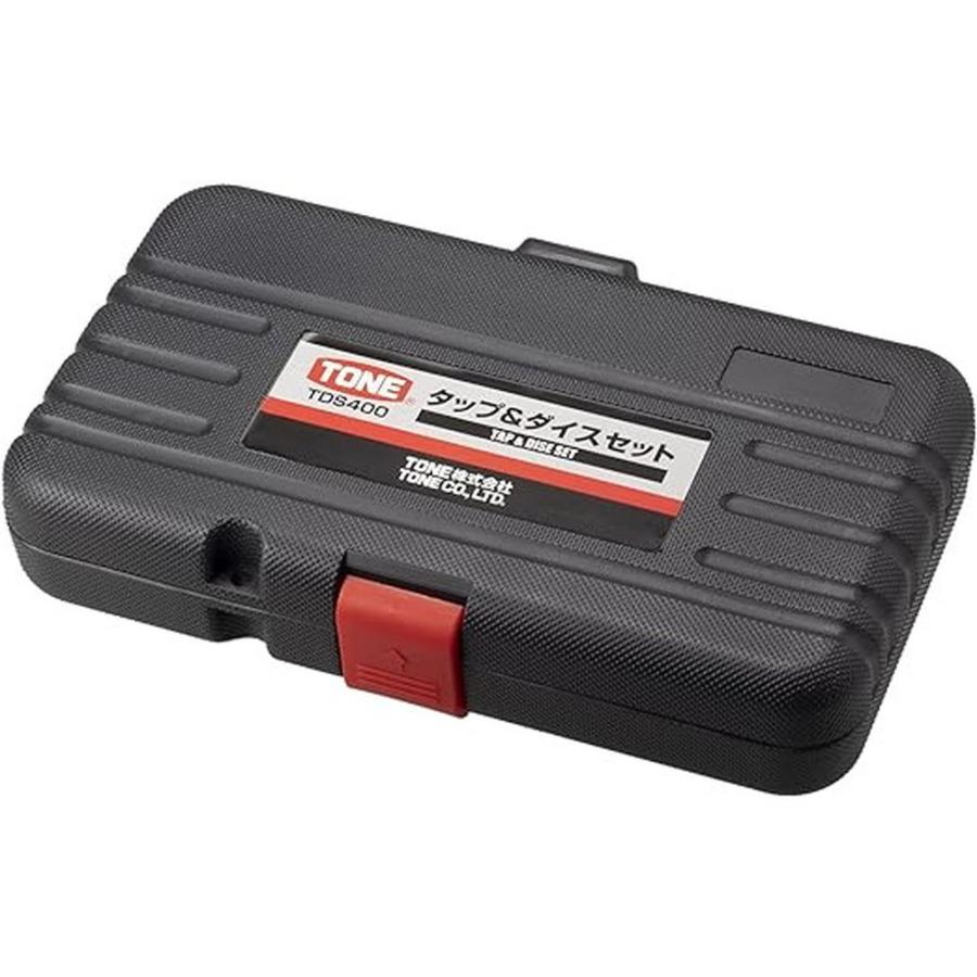 TONE トネ タップダイスセット TDS400 ブラック 内容40点 TONE トネ タップダイスセット TDS400 ブラック 内容40点