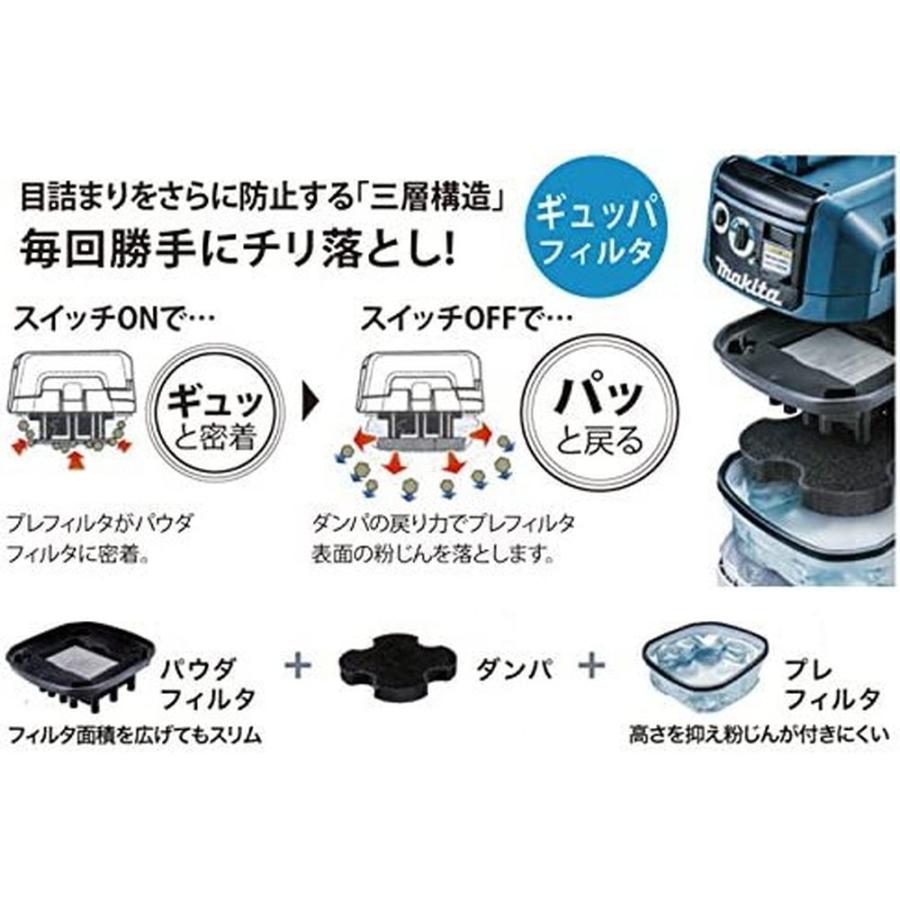 マキタ(Makita) 集じん機(粉じん専用) 8L VC0830｜monopa-y｜08