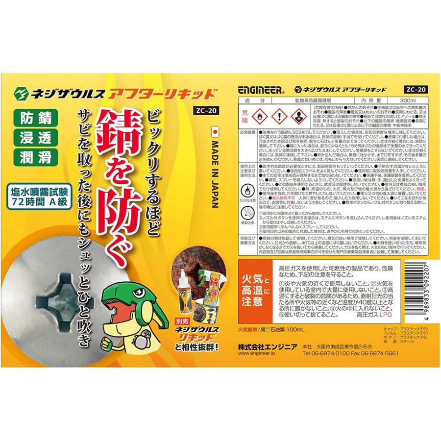 エンジニア ネジザウルスアフターリキッド 300g ZC-20 錆止め剤 サビ