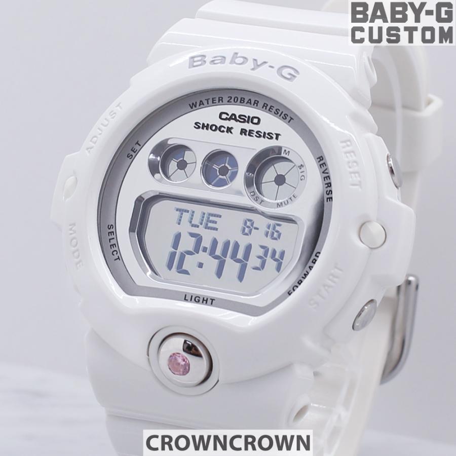 BABY-G CUSTOM ベビージー カスタム レディース 腕時計 BG6900 BG6901-7  シルバー925 日本製 手作り CROWNCROWN BG6900-018｜monopark