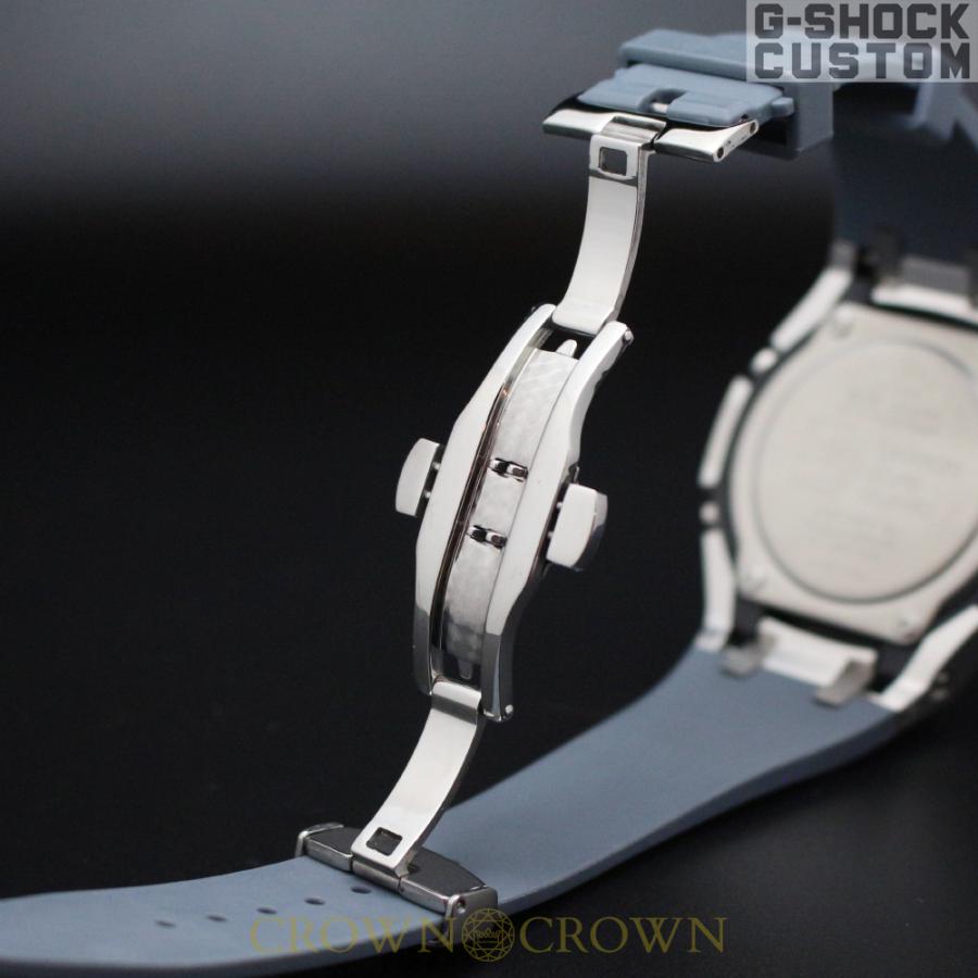 G-SHOCK カシオークカスタム GA-2100RC-1AJF シルバーベゼル G-SHOCK CUSTOM ジーショック カスタム 腕時計カスタム ベゼル