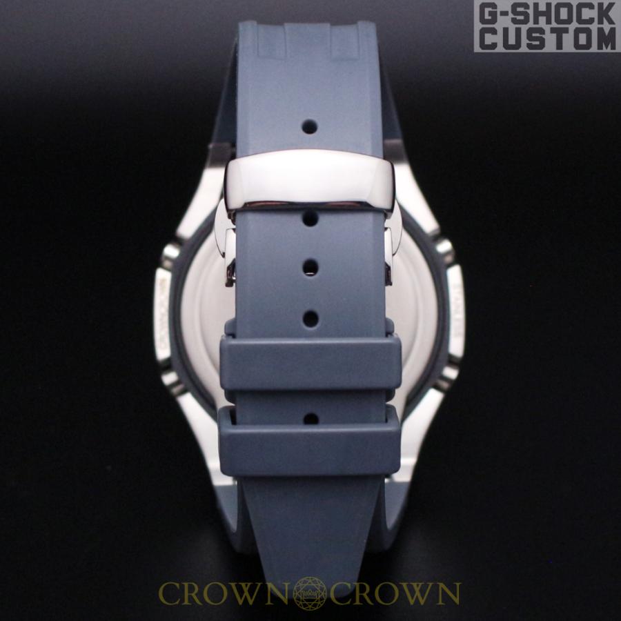 G-SHOCK カシオークカスタム GA-2100RC-1AJF シルバーベゼル G