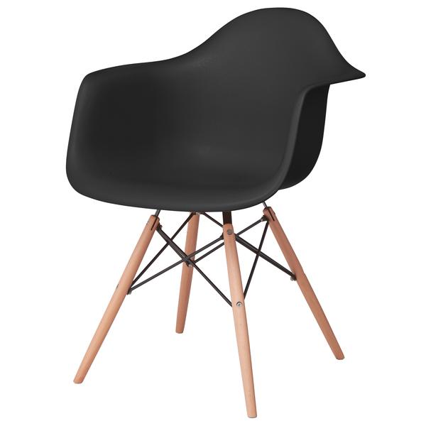 CL-799BK CL-799OR アームチェア 椅子 イス シンプル デザイン インテリア 家具 モダン ダイニング 東谷 カフェ オフィス ブラック オレンジ 黒 橙色 組立式