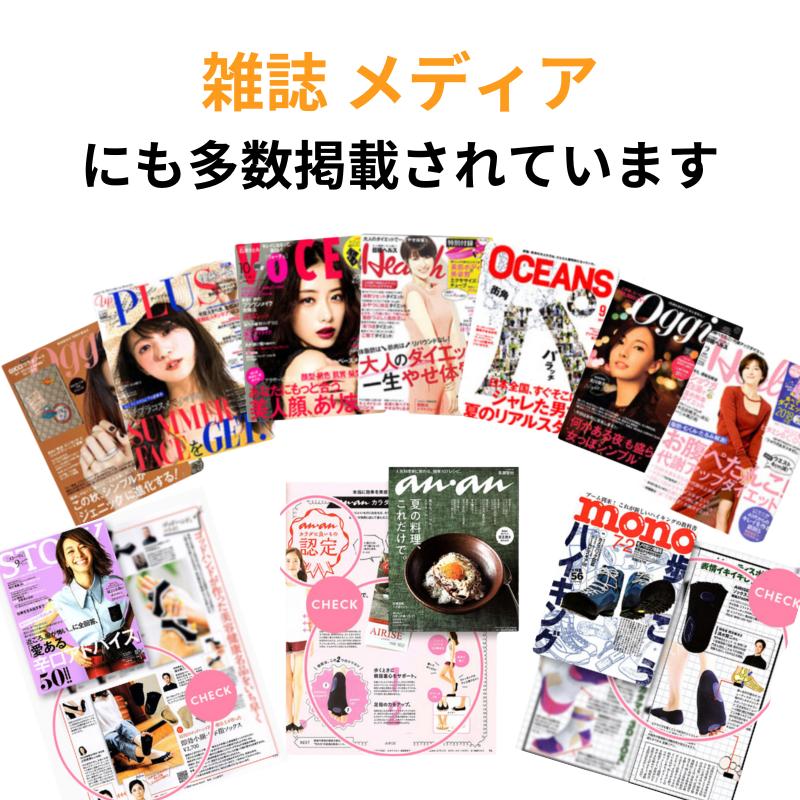 エアライズ プラス 靴下 サポーター 着圧 ダイエット 足 腰 頭