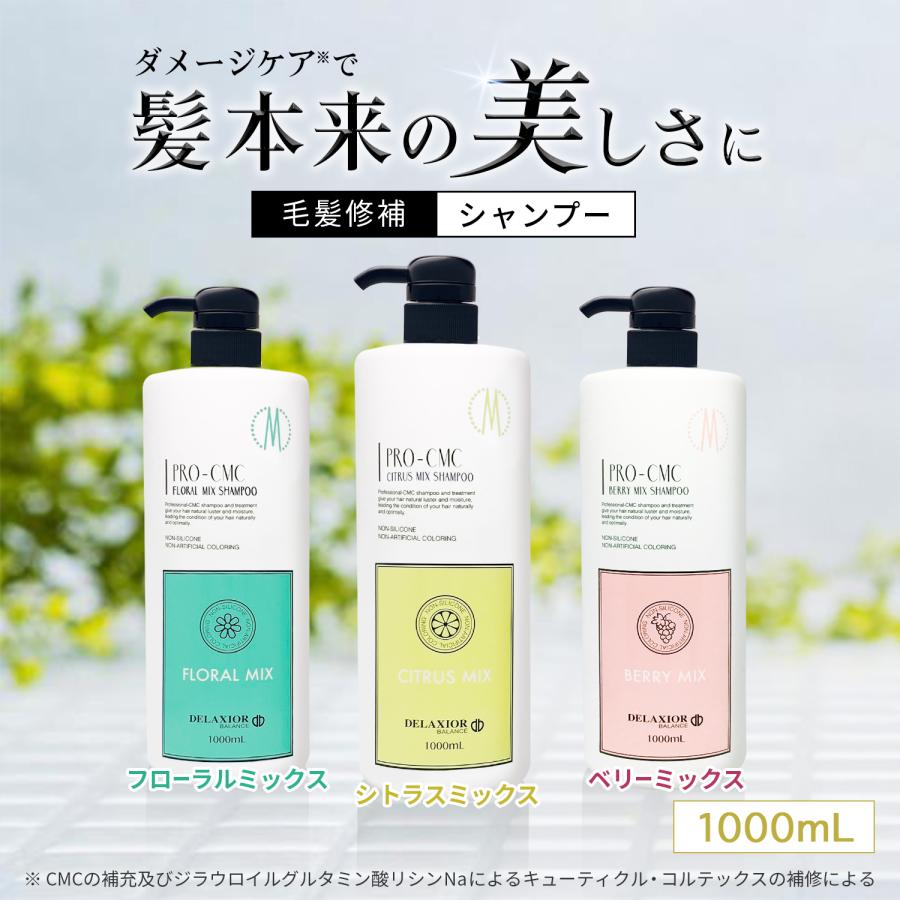 DELAXIOR（デラクシオ） プロ CMC シャンプー 単品 1000mL サロン専売