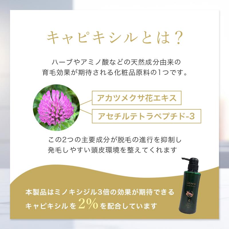 スカルプシャンプー グロウシス イプシロン 300mL キャピキシル 高濃度