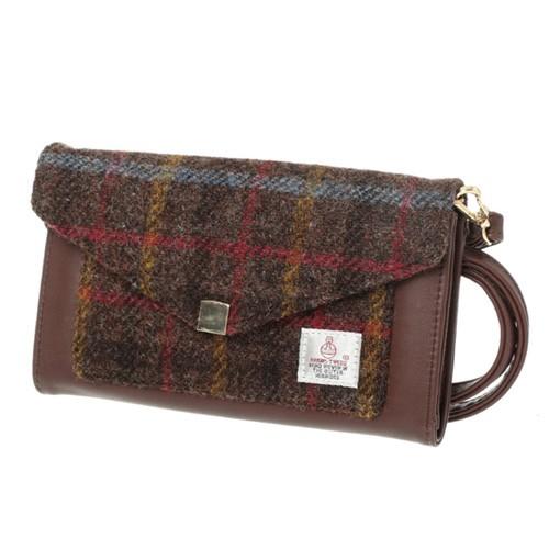 ミニショルダーバッグ ハリスツイード Harris Tweed お財布ポシェット