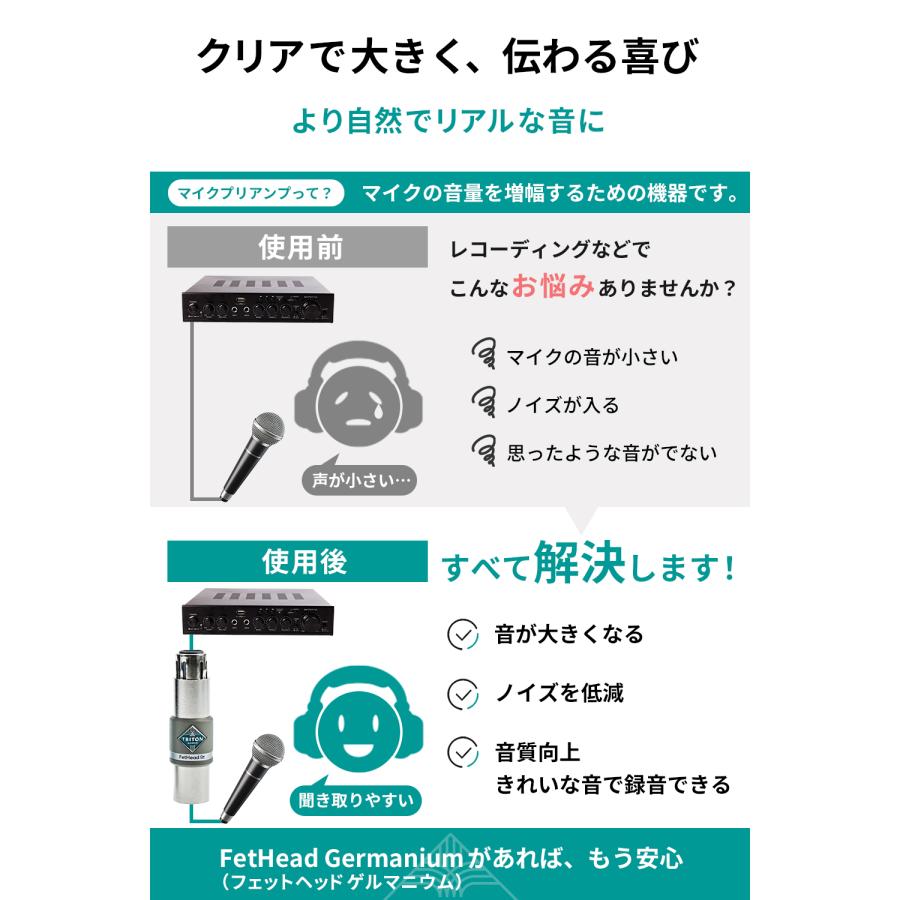Triton Audio FetHead Germanium (トリトンオーディオ フェットヘッド