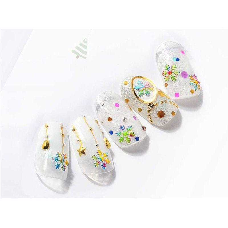 新しいコレクション ネイルアート Kingsie クリスマス ネイルパーツ 雪の結晶 雪 メタルパーツ 冬ネイル ネイルアート ネイルデコレーション ジェルネイル ゴールド Www Threeriversofs Com