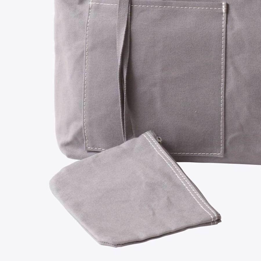 acoustic world アコースティック・ワールド stitch ステッチ ハンドバッグ ショルダー 日本製 本革 帆布 グレー aw01902-GY acoustic world（アコースティックワールド） stitch ステッチ