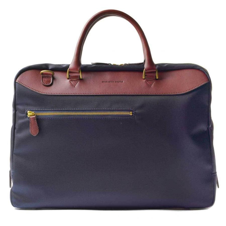 【ポイント10倍】acoustic world アコースティック・ワールド SKYWALK-Air 2way ビジネスバッグ 日本製 ネイビー×ブラウン awb00101air-NV/BR acoustic world（アコースティックワールド） 【ポイント10倍