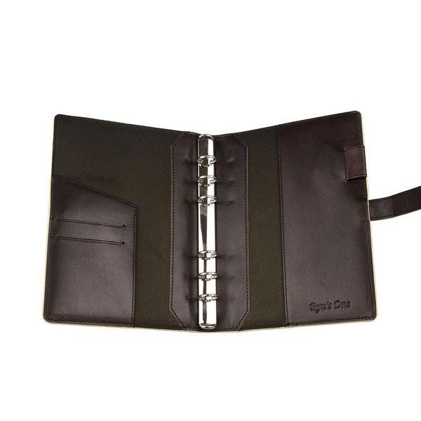 服部 RYU'S ONE リューズワン GG 本革 システム 手帳 カバー 15mm 6穴