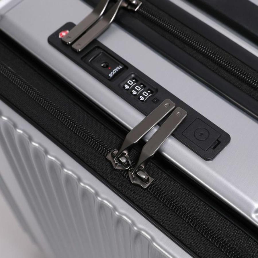 【ポイント10倍】BERMAS バーマス INTER CITY II インターシティ2 スーツケース ファスナー フロントオープン 4輪 57L 56cm 60562_13