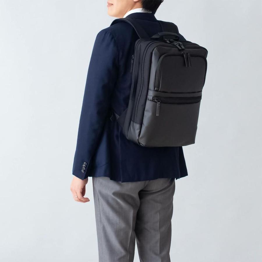【ポイント10倍】BERMAS BAUER GEHEN バーマス バウアー ゲーエン ビジネス リュック バックパック Mサイズ B4 15インチ ネイビー 60385-NV BAUER（BERMAS） 【ポイント10倍】BERMAS BAUER GEHEN バーマス