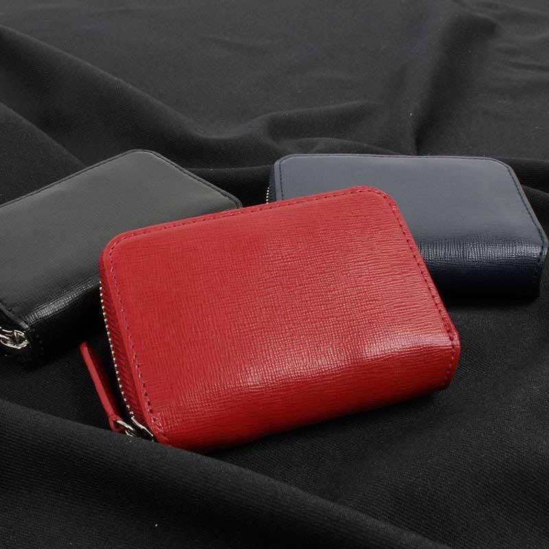 P.I.D WORTE ピーアイディー ウォルテ ラウンドファスナー ショートウォレット 短財布 レザー 本革 クロ PAO1003-BK P.I.D 【ポイント10倍】P.I.D WORTE ピーアイディー ウォルテ ラウンド