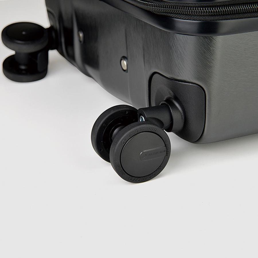 【ポイント10倍】BAGGEX バジェックス SILES サイレス キャリーケース 横型 スーツケース ファスナー フロントオープン 機内持ち込み 4輪 28L 46cm TSA 05-5210の画像