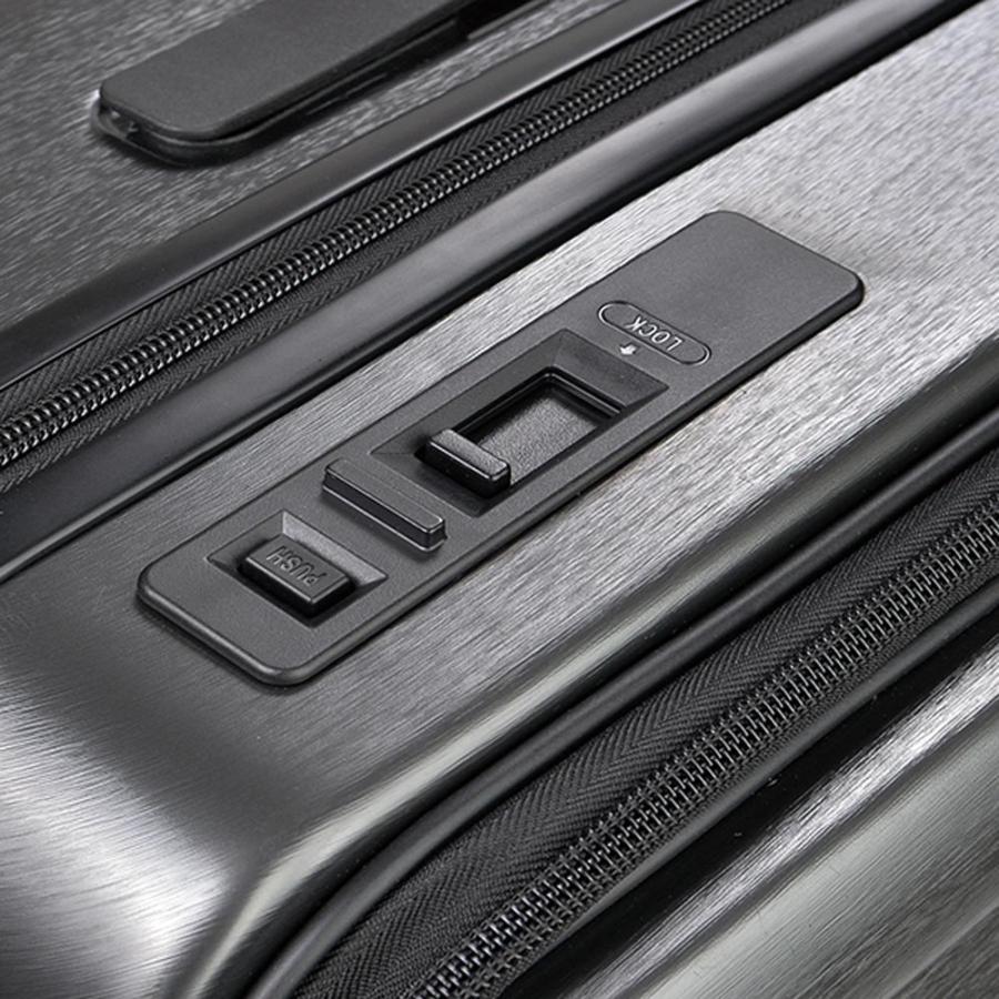 【ポイント10倍】BAGGEX バジェックス SILES サイレス キャリーケース 横型 スーツケース ファスナー フロントオープン 機内持ち込み 4輪 28L 46cm TSA 05-5210の画像