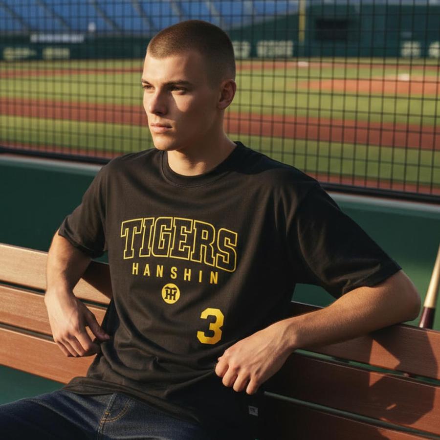 阪神タイガース グッズ TL 大山 黄文字背番号Tシャツ 球団承認 大山
