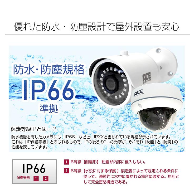 ワイヤレス防犯カメラ HD500万画素 暗視機能 ACE SECURITY SYSTEM 防犯カメラ AHD500万画素 カメラ 追加用
