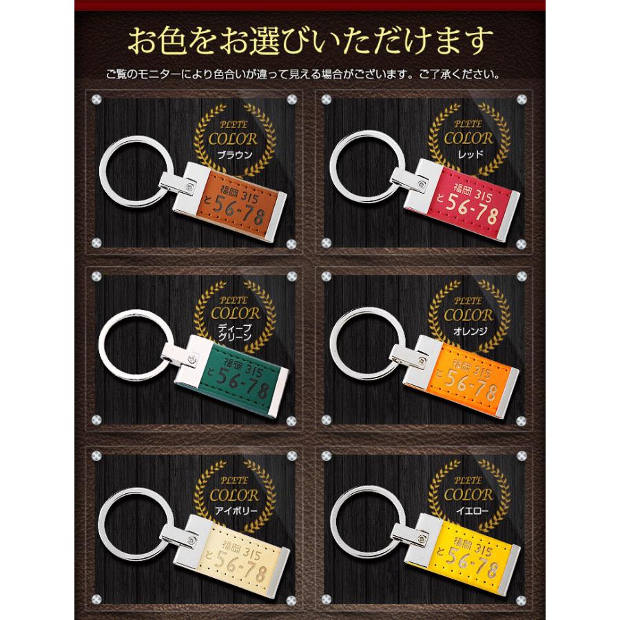 YOURS ナンバープレート風キーホルダー 愛車 ナンバー