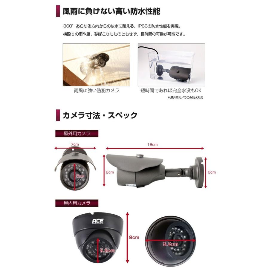 BNT 防犯カメラ　常時録画　HDD2TB カメラ2台！ BNT 防犯カメラ 常時録画 HDD2TB カメラ2台！