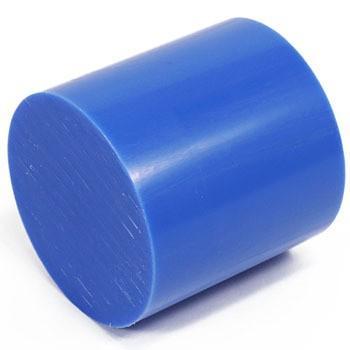 プラスチック MC901 丸棒（青） 直径 110mm 70 mm - 材料、部品