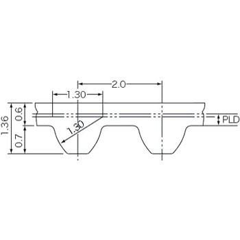 スーパートルクタイミングベルト S2m形 クロロプレンゴム 三ツ星ベルト 40s2m390g Monotaro 個人ユーザー向け 通販 Yahoo ショッピング