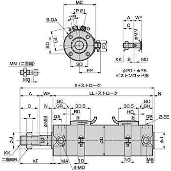 海外最新 スーパーマイクロシリンダ Scm基本 片ロッド ベース Scm 00 32d Ckd Scm 00 32d 250 T2v D Z Monotaro 個人ユーザー向け 通販 Yahoo ショッピング コンビニ受取対応商品 Cfmi Tg