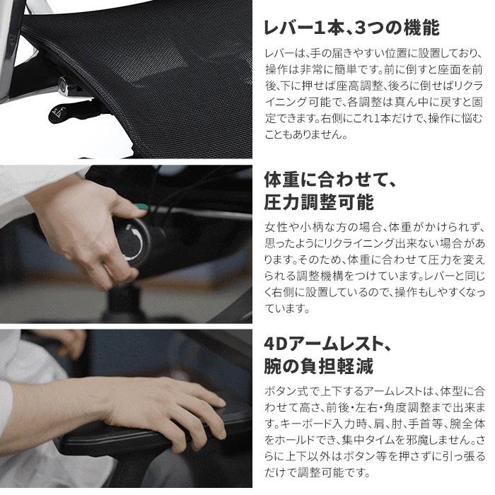 GrowSpica 👢 Elite グロウスピカ エリート ピュアホワイト RPN275 ラシカル 正規品 ワークチェア 椅子 姿勢を保つ超 ...