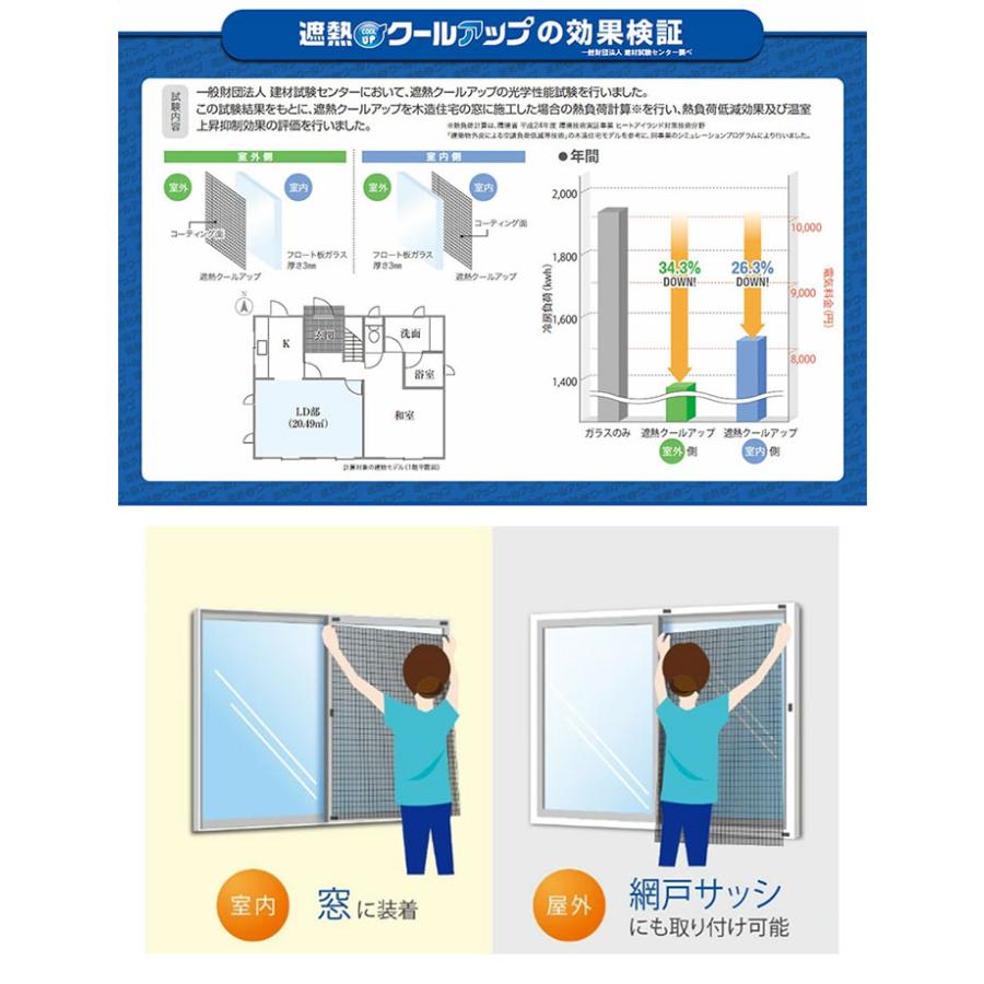 正規販売店 セキスイ 遮熱クールアップ 8枚セット （100×200cm） 面ファスナー付き 正規品 積水 SEKISUI｜monotoki-y｜10