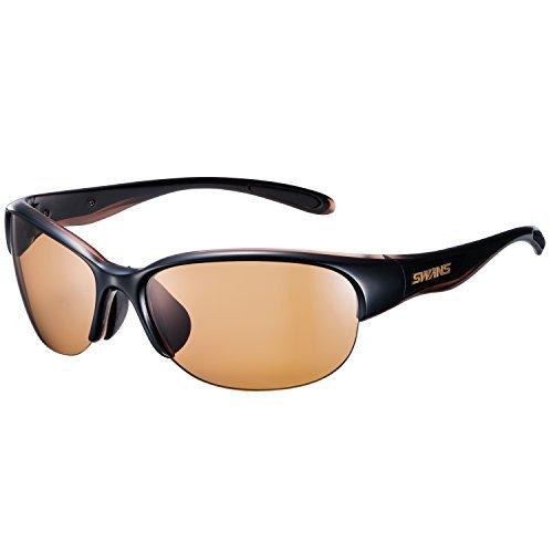 SWANS(スワンズ) スポーツ 偏光 サングラス ルナ 女性向け LN-0065 BRBK ブラック×クリアブラウン