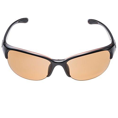 SWANS(スワンズ) スポーツ 偏光 サングラス ルナ 女性向け LN-0065 BRBK ブラック×クリアブラウン SWANS スワンズ ルナ LN