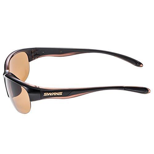 SWANS(スワンズ) スポーツ 偏光 サングラス ルナ 女性向け LN-0065 BRBK ブラック×クリアブラウン SWANS スワンズ ルナ LN