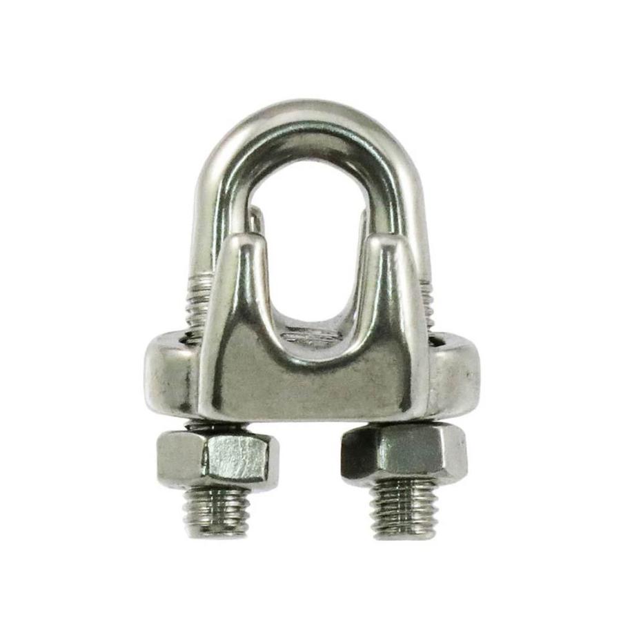 ステンレス ワイヤークリップ 6mm S260 WC-6 使用ワイヤー径6mm : モノ