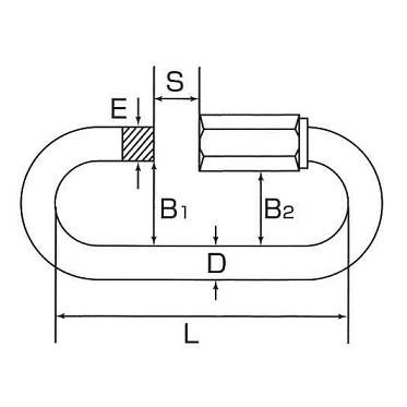【ひめじや】リングキャッチ (レギュラータイプ) 2.5mm S7350 SH-2.5 連結環 |  | 01