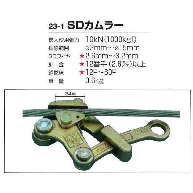 NAGAKI SDカムラー 23-1 永木精機 張線器 : モノツール - 通販 NAGAKI SDカムラー 23-1 永木精機 張線器 : モノツール - 通販