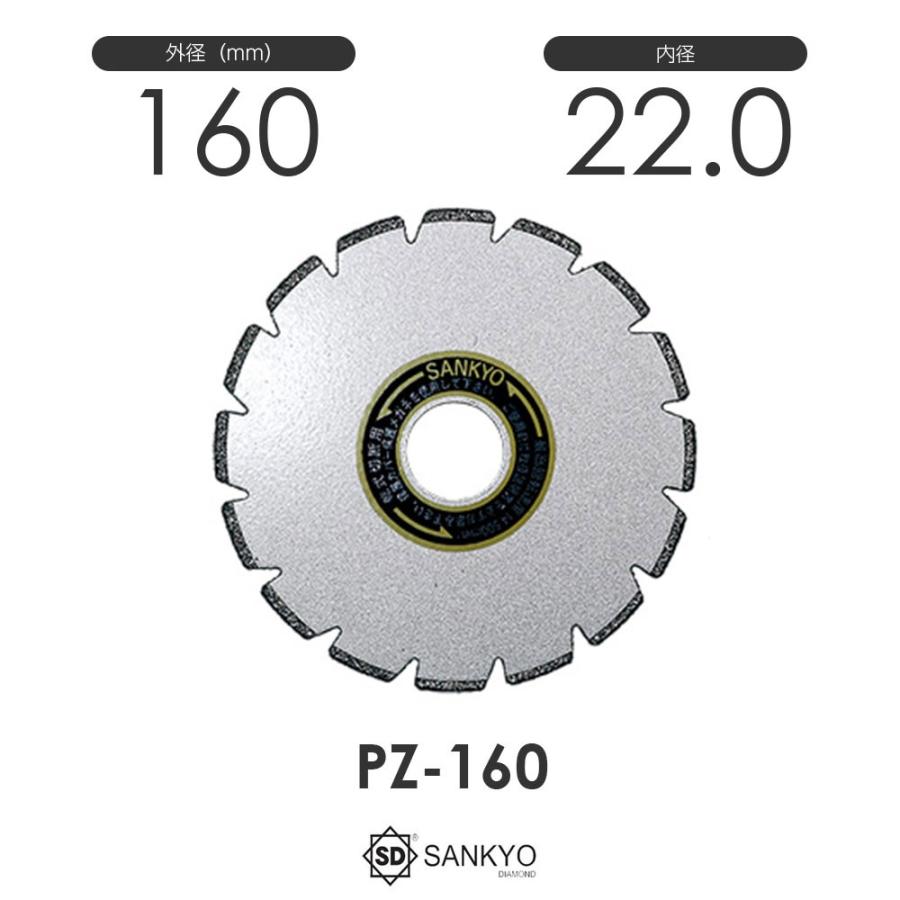 三京ダイヤモンド工業 スパッと PZ-160 : モノツール - 通販 三京ダイヤモンド工業 スパッと PZ-160 : モノツール - 通販