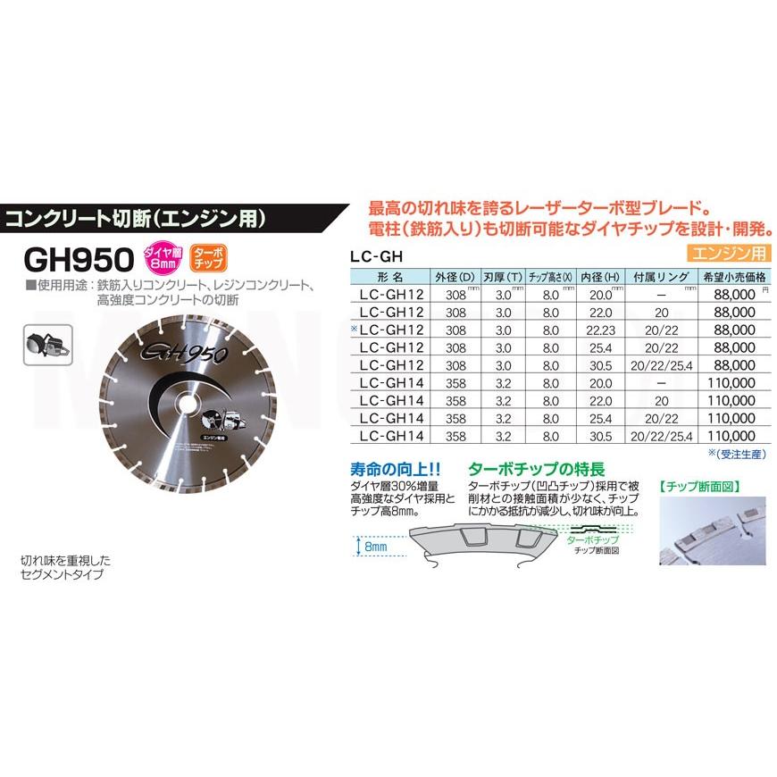 三京ダイヤモンド工業 GH950 LC-GH14 内径25.4mm : モノツール 三京ダイヤモンド工業 GH950 LC-GH14 内径25.4mm : モノツール